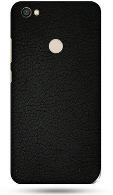 OggyBaba Mi Redmi Y1 Mobile Skin(Coal Black Leather Skin Matte Finish)
