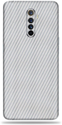 TJ CREATION Realme X2 Pro Mobile Skin(Ultra Super Silver Carbon Fiber Skin With Highh Matte Finish., Mobile Skin (Back+Side+Camera))