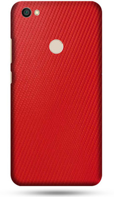 OggyBaba Mi Redmi Y1 Mobile Skin(Charming Red Carbon Fibre Skin Matte Finis)