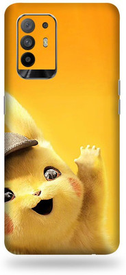 BugguSkin OPPO F19 Pro+ 5G, oppo f19 pro +5g Mobile Skin(Ultra Super Baby Pikachu Skin With High Mattte Finish.)