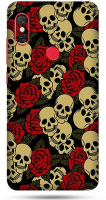 OggyBaba Mi Redmi Note 6 Pro Mobile Skin(Skull&Roses Skin Matte Finis)