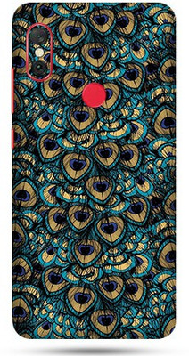 OggyBaba Mi Redmi Note 6 Pro Mobile Skin(Peacock Feather Skin Matte Finis)