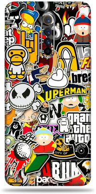 BugguSkin Realme X2 Pro, Realme X2 Pro Mobile Skin(Ultra Super Sticker Bombing Skin With High Matte Finish., Mobile Skin (Back+Side+Camera))