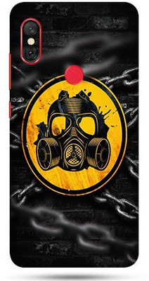 OggyBaba Mi Redmi Note 6 Pro Mobile Skin(Gas Mask Skin Matte Finish)