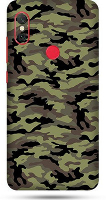 OggyBaba Mi Redmi Note 6 Pro Mobile Skin(Military Green Camouflage Skin Matte Finish)