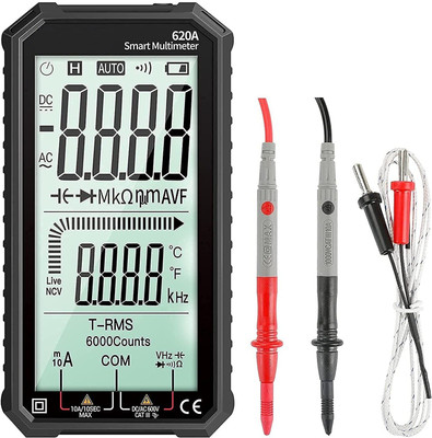 amiciSense AC/DC Digital Multimeter 6000 TRMS Voltmeter Ammeter Resistance Capacitance Frequency Tester with Non-Contact NCV Test and 2xAAA Battery Digital Multimeter(Black 6000 Counts) amiciSense AC/DC Digital Multimeter 6000 TRMS Voltmeter Ammeter Resistance Capacitance Frequency Tester with Non-Contact NCV Test and 2xAAA Battery Digital Multimeter(Black 6000 Counts)