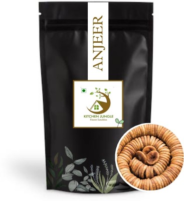 Kitchen Jungle Premium Quality Dry Figs | Anjeer | Dried Figs (Super Soft & Juicy| Figs(250 g)