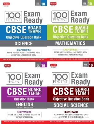 100 Percent Exam Ready CBSE Board Term 1 Objective Question Bank Science & Math & English + Social Science CLass-10(Paperback, MTG Learning Media)