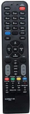 Akshita TV DTH50 S.DIRECT HD Set-top Box Remote for Direct HD Remote Control ( Chake Image With Old Remote ) SUN Remote Controller(Black)