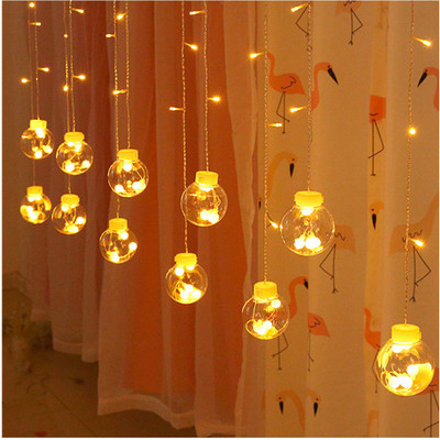 FStyler 12 LEDs 2.49 m Gold Flickering, Color Changing, Steady Ball Rice Lights(Pack of 1)