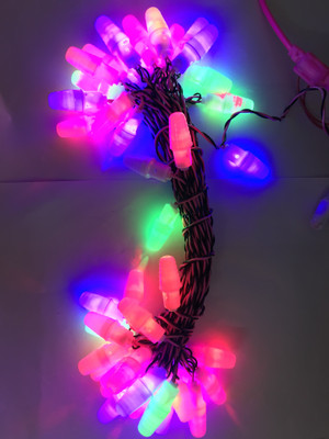 rci 28 LEDs 8.51 m Multicolor Color Changing Bulb Rice Lights(Pack of 1)