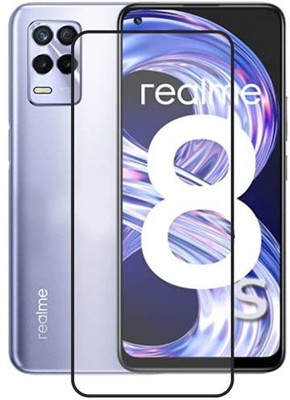 MaxR Edge To Edge Tempered Glass for Realme 8s 5G(Pack of 1)