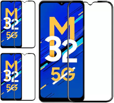 ISAAK Edge To Edge Tempered Glass for Samsung Galaxy M32 5G(Pack of 3)