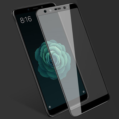 Yopah Edge To Edge Tempered Glass for Mi A2, xiaomi redmi mi 6x(Pack of 1)