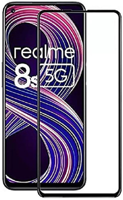 ISAAK Edge To Edge Tempered Glass for Realme 8s 5G(Pack of 1)