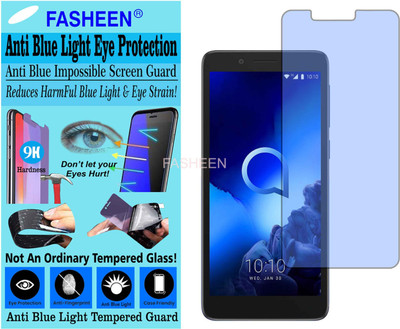 Fasheen Tempered Glass Guard for ALCATEL 1C 2019 (Impossible UV AntiBlue Light)(Pack of 1)