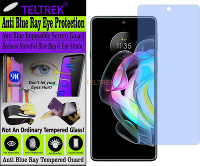 TELTREK Tempered Glass Guard for MOTOROLA MOTO EDGE 20 PRO (Impossible UV AntiBlue Light)(Pack of 1)
