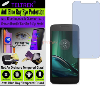 TELTREK Tempered Glass Guard for MOTOROLA MOTO G4 PLAY (Impossible UV AntiBlue Light)(Pack of 1)