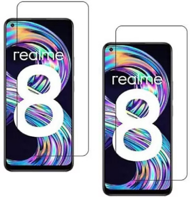 ISAAK Tempered Glass Guard for Realme 8s 5G(Pack of 2)
