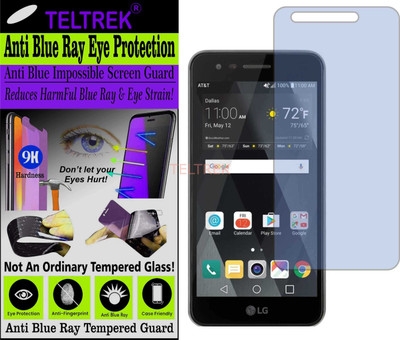 TELTREK Tempered Glass Guard for LG PHOENIX 3 (Impossible UV AntiBlue Light)(Pack of 1)