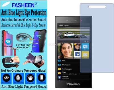 Fasheen Tempered Glass Guard for BLACKBERRY Z3 (Impossible UV AntiBlue Light)(Pack of 1)