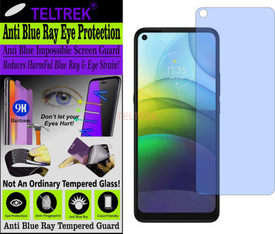 TELTREK Tempered Glass Guard for MOTOROLA MOTO G9 POWER (Impossible UV AntiBlue Light)(Pack of 1)
