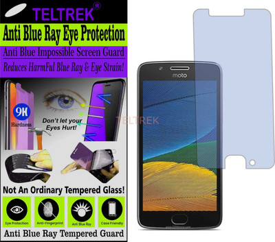 TELTREK Tempered Glass Guard for MOTOROLA MOTO G5 (Impossible UV AntiBlue Light)(Pack of 1)