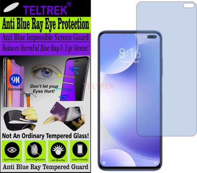 TELTREK Tempered Glass Guard for POCO X2 (Impossible UV AntiBlue Light)(Pack of 1)