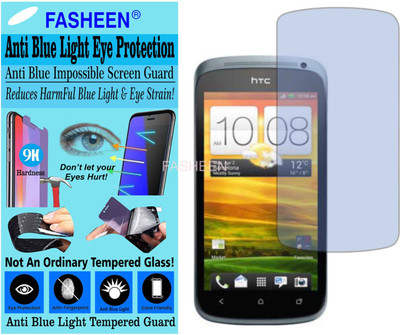 Fasheen Tempered Glass Guard for HTC ONE S (Impossible UV AntiBlue)(Pack of 1)
