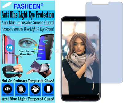 Fasheen Tempered Glass Guard for GIONEE S11 LITE (Impossible UV AntiBlue Light)(Pack of 1)
