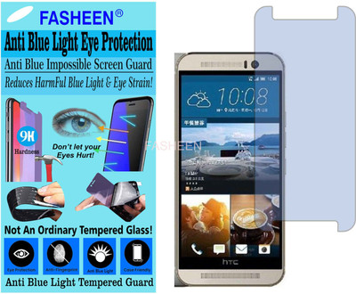 Fasheen Tempered Glass Guard for HTC ONE M9 PLUS PRIME (Impossible UV AntiBlue Light)(Pack of 1)