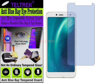 TELTREK Tempered Glass Guard for MOBISTAR E SELFIE (Impossible UV AntiBlue Light)(Pack of 1)