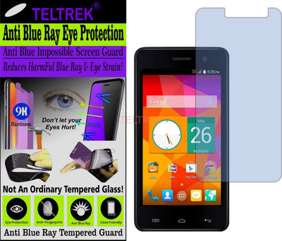 TELTREK Tempered Glass Guard for MICROMAX A106 (Impossible UV AntiBlue Light)(Pack of 1)