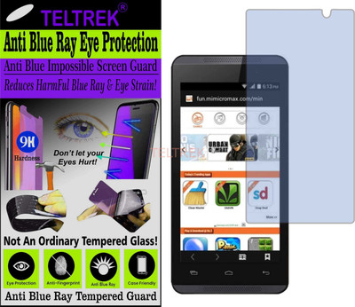 TELTREK Tempered Glass Guard for MICROMAX CANVAS FIRE 4 (Impossible UV AntiBlue Light)(Pack of 1)