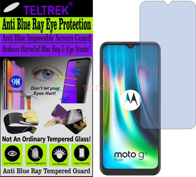 TELTREK Tempered Glass Guard for MOTOROLA MOTO G9 PLAY (Impossible UV AntiBlue Light)(Pack of 1)