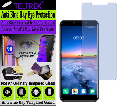 TELTREK Tempered Glass Guard for MOBIISTAR E1 SELFIE (Impossible UV AntiBlue Light)(Pack of 1)