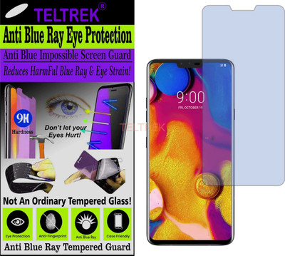 TELTREK Tempered Glass Guard for LG V40 THINQ (Impossible UV AntiBlue Light)(Pack of 1)