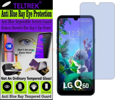 TELTREK Tempered Glass Guard for LG Q60 (Impossible UV AntiBlue Light)(Pack of 1)