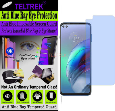 TELTREK Tempered Glass Guard for MOTOROLA G100 (Impossible UV AntiBlue Light)(Pack of 1)
