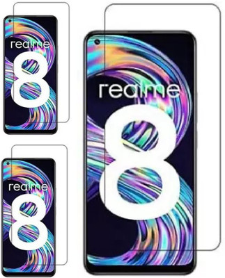 ISAAK Tempered Glass Guard for Realme 8s 5G(Pack of 3)