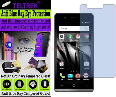 TELTREK Tempered Glass Guard for MICROMAX Q381 (Impossible UV AntiBlue Light)(Pack of 1)