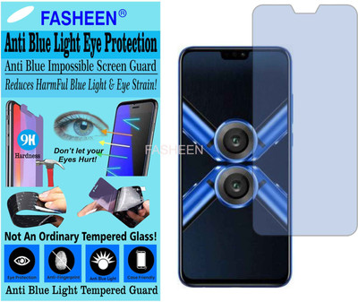 Fasheen Tempered Glass Guard for HONOR 8X (Impossible UV AntiBlue Light)(Pack of 1)