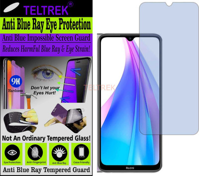 TELTREK Tempered Glass Guard for MI NOTE 8T (Impossible UV AntiBlue Light)(Pack of 1)