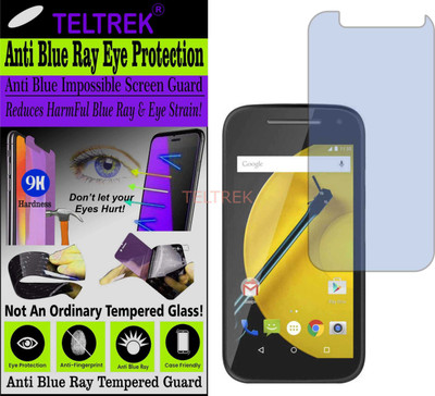 TELTREK Tempered Glass Guard for MOTOROLA MOTO E 2ND GEN XT 1527 (Impossible UV AntiBlue Light)(Pack of 1)