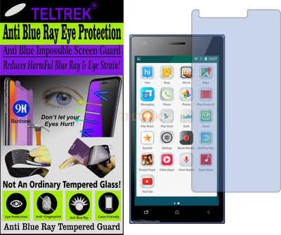 TELTREK Tempered Glass Guard for MICROMAX EXPRESS 4G Q413 (Impossible UV AntiBlue Light)(Pack of 1)
