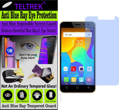 TELTREK Tempered Glass Guard for MICROMAX Q415 (Impossible UV AntiBlue Light)(Pack of 1)