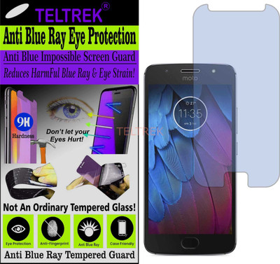 TELTREK Tempered Glass Guard for MOTOROLA G5S (Impossible UV AntiBlue Light)(Pack of 1)