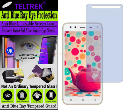 TELTREK Tempered Glass Guard for MOBIISTAR XQ DUAL (Impossible UV AntiBlue Light)(Pack of 1)