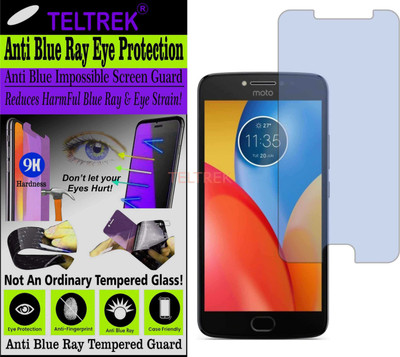 TELTREK Tempered Glass Guard for MOTO E4 PLUS MT6737 (Impossible UV AntiBlue Light)(Pack of 1)