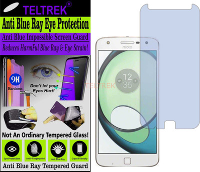 TELTREK Tempered Glass Guard for MOTOROLA Z PLAY STYLE MOD (Impossible UV AntiBlue Light)(Pack of 1)